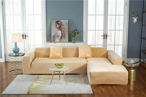 Velvet Sofa Cover - One Seater