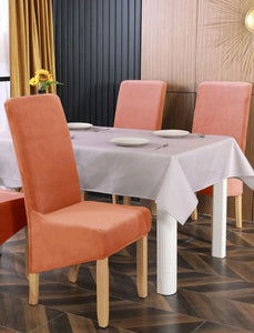 Set of 4 - Longer Length Chair Covers - Plain
