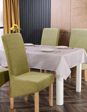 Set of 8 - Longer Length Chair Covers - Plain