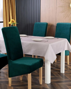 Set of 8 - Longer Length Chair Covers - Plain