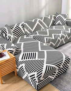L Shape Couch Covers Set (Three Seater & Three Seater)